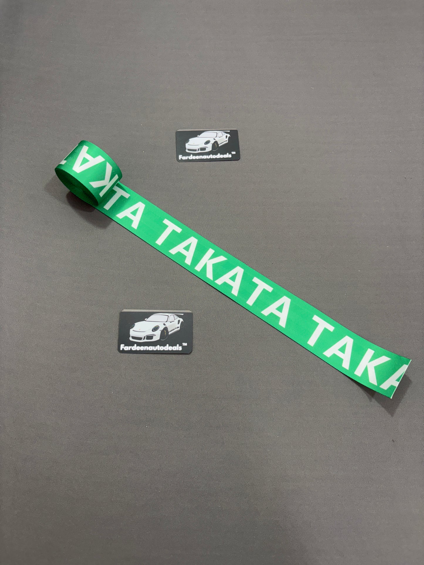 Imported TAKATA Style Seat Belt Webbing (Single Piece) – JDM Racing Interior Upgrade (Green)