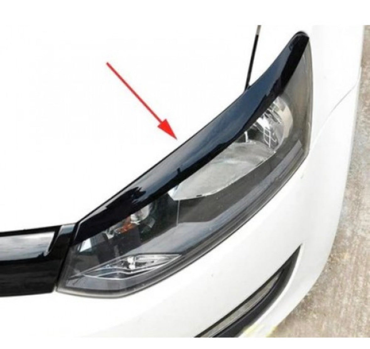 Volkswagen Polo & Vento Headlight Eyelids – Premium ABS