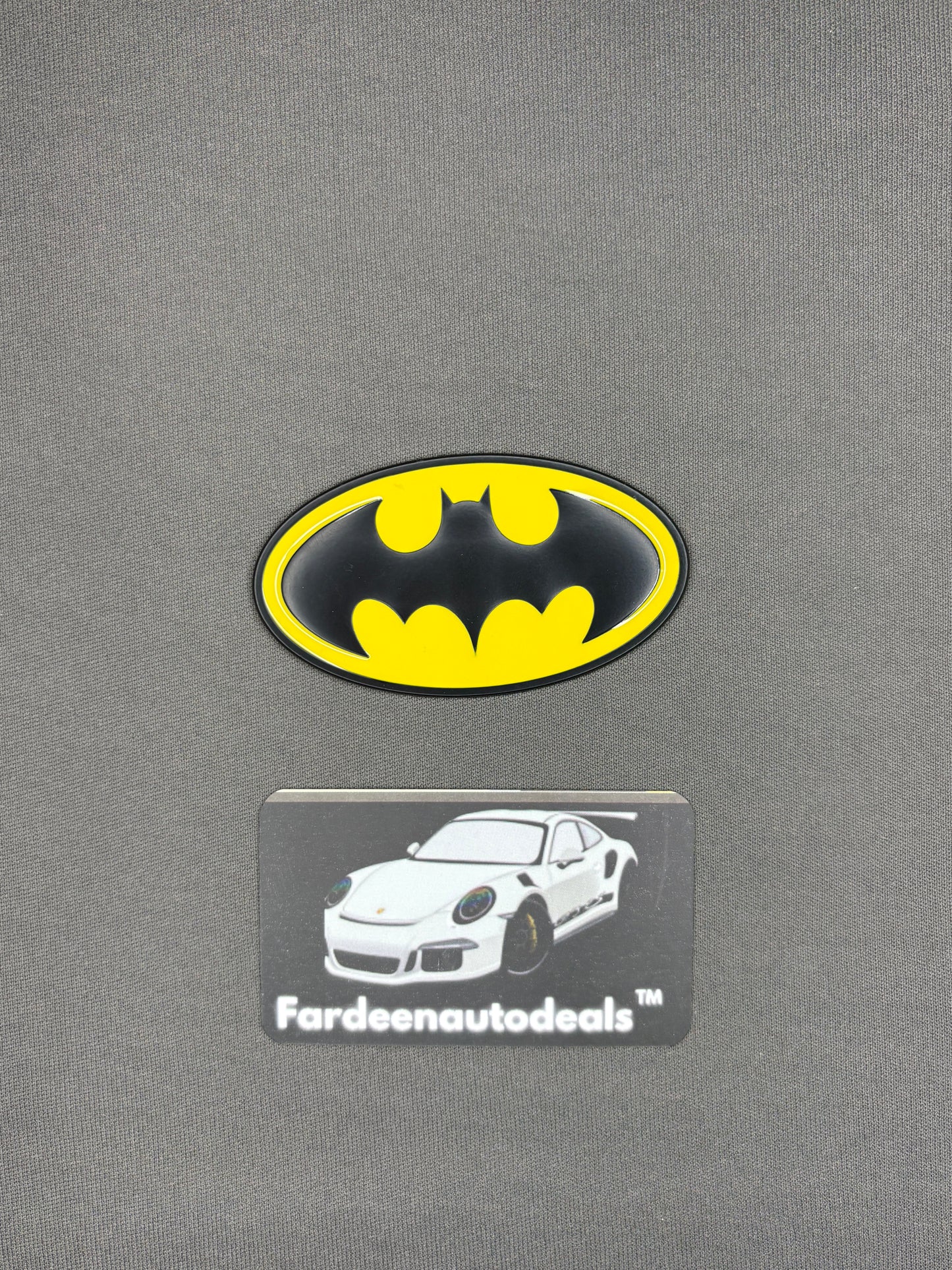 Premium Metal Bat Symbol Logo Emblem for Cars – Iconic Superhero Style Badge