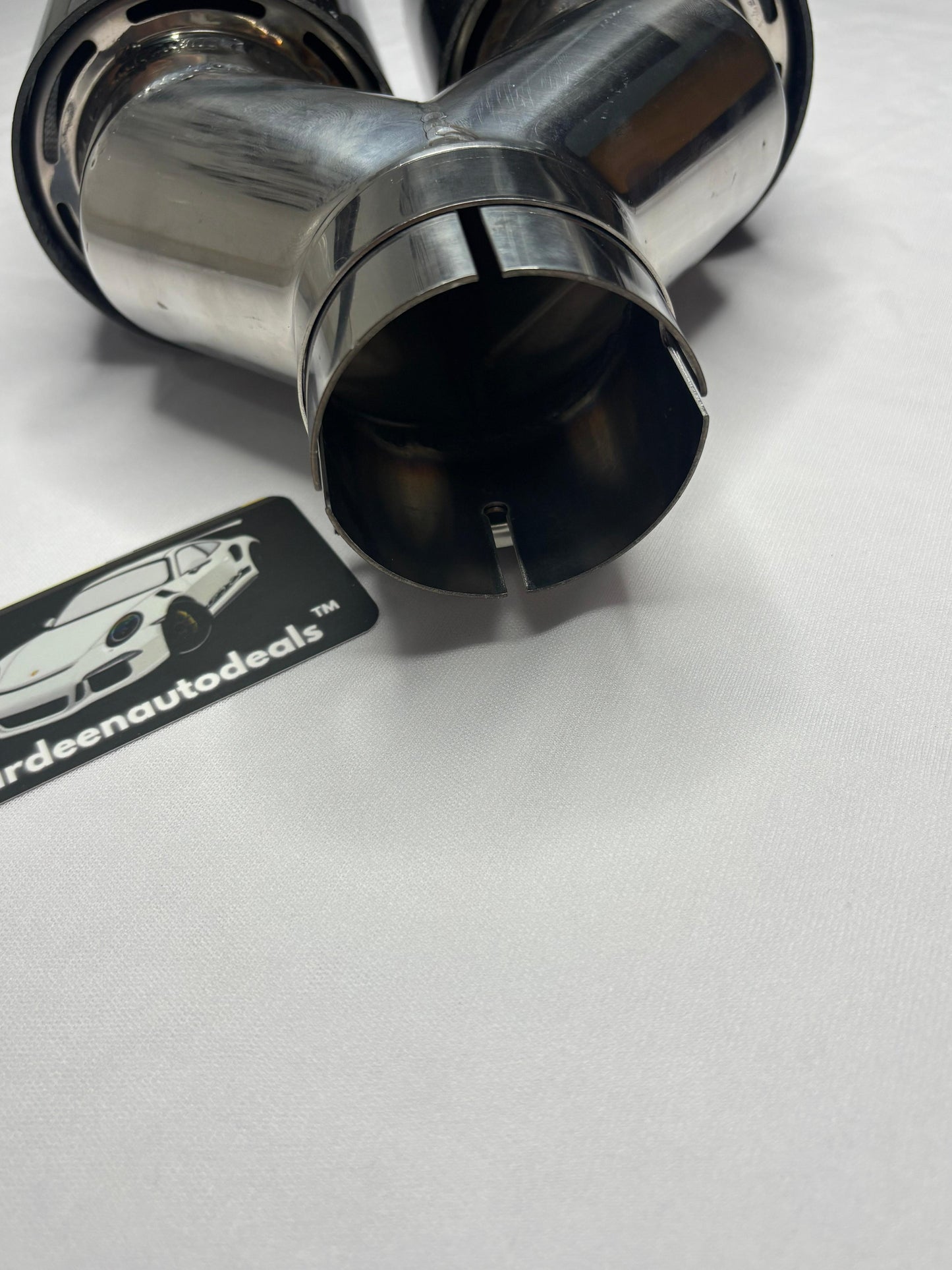 Akrapovic dual exhaust tip|Gloss Carbon fiber