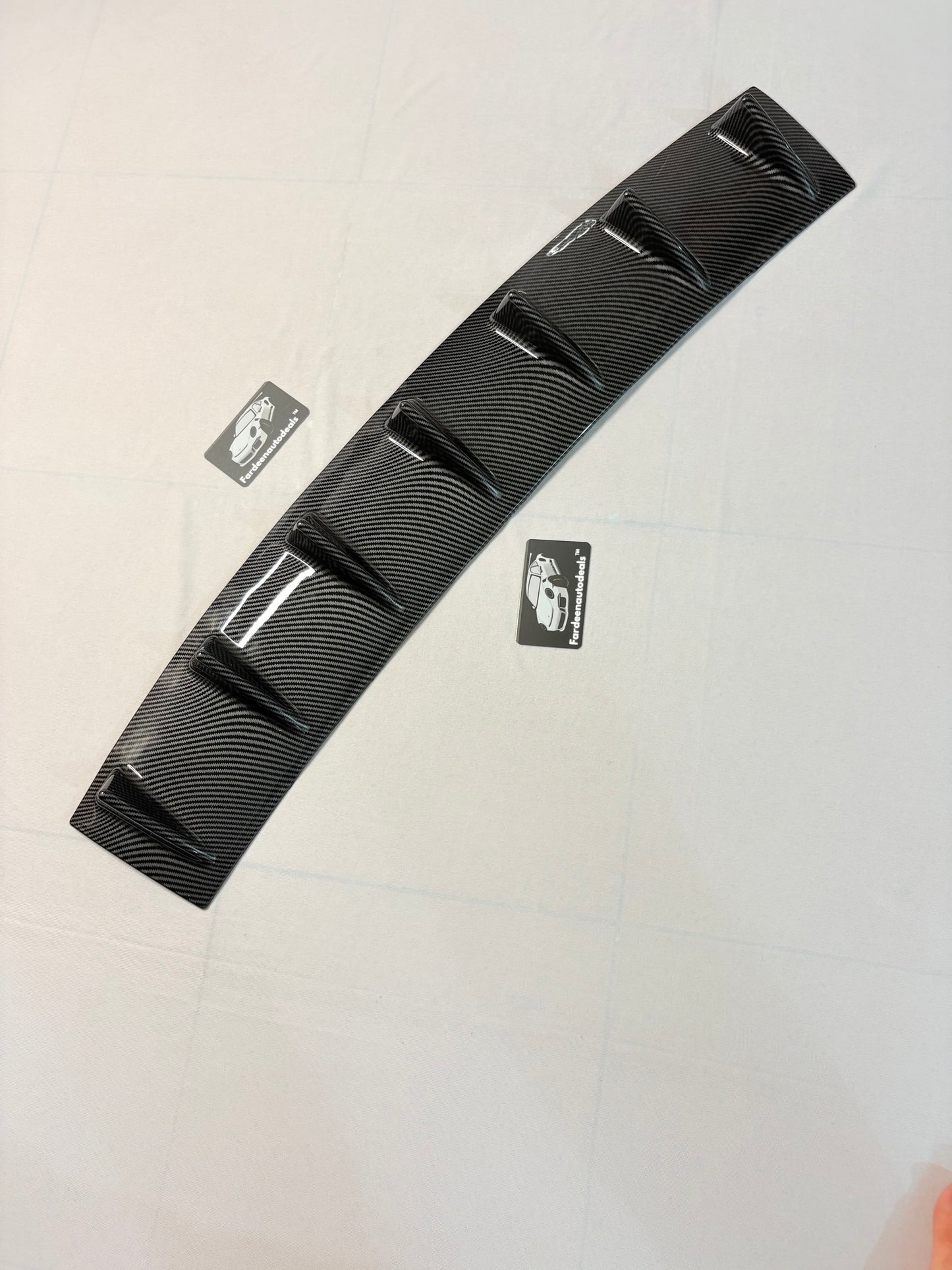 Universal 7 fin diffuser|Imported glossy black