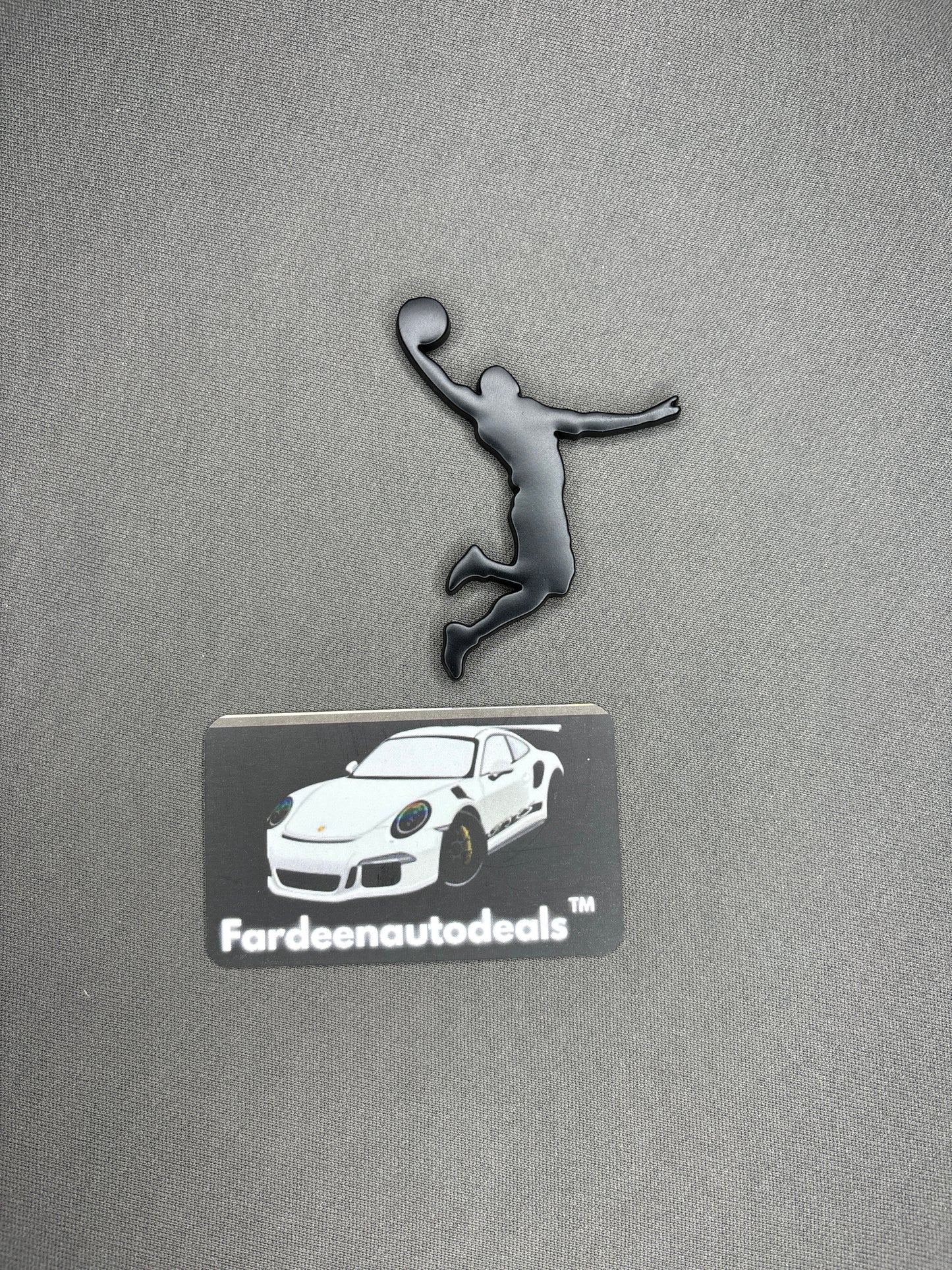 Jumpman Style Basketball Player Logo Emblem – Premium Metal Car Badge