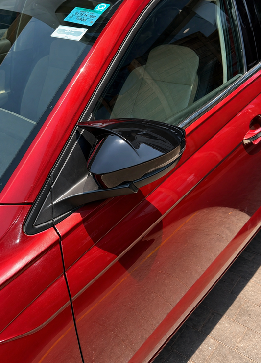 Virtus Mirror Cover & Window Louver Combo – Premium Sporty Upgrade