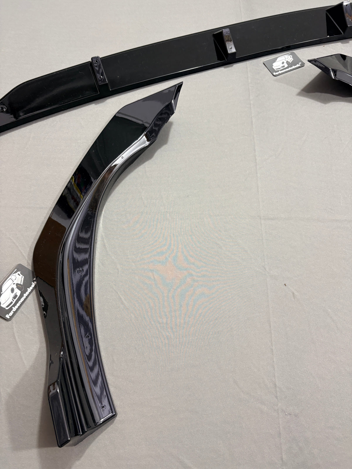 Hyundai Verna Front Splitter 3-Piece Kit | 2023+ | Gloss Black
