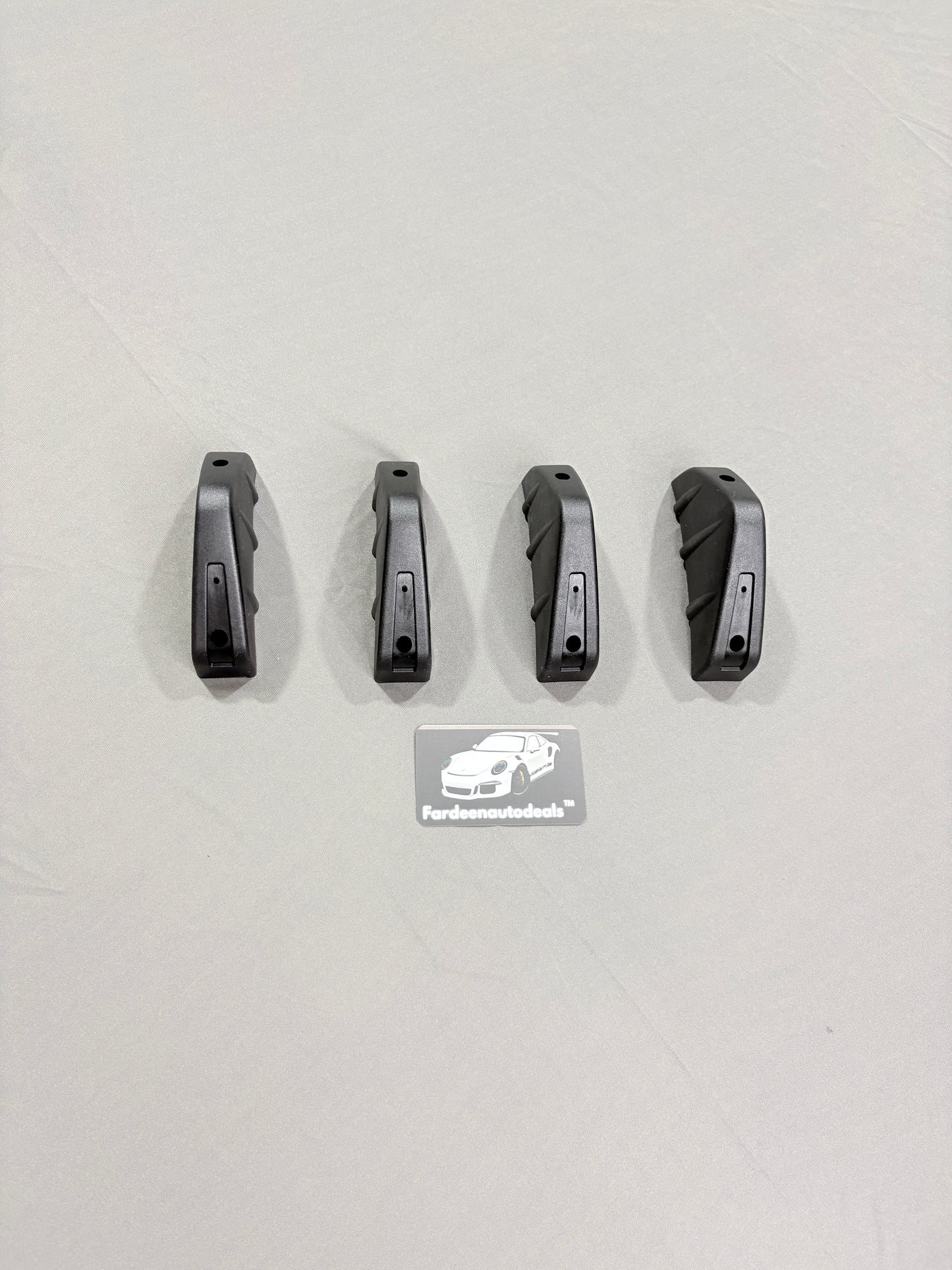 Universal 4-Piece Rear Diffuser | Gloss Black PVC | Sporty Aftermarket Upgrade