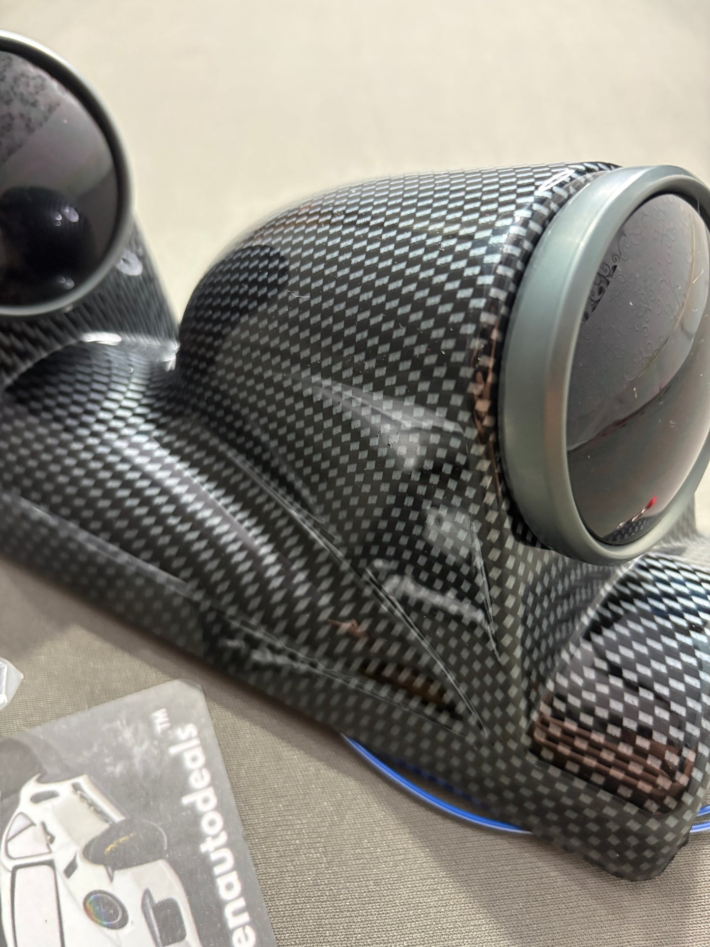 HKS Triple Pillar Gauge Meter | RPM, Water Temperature and Battery Volts | Universal Fit