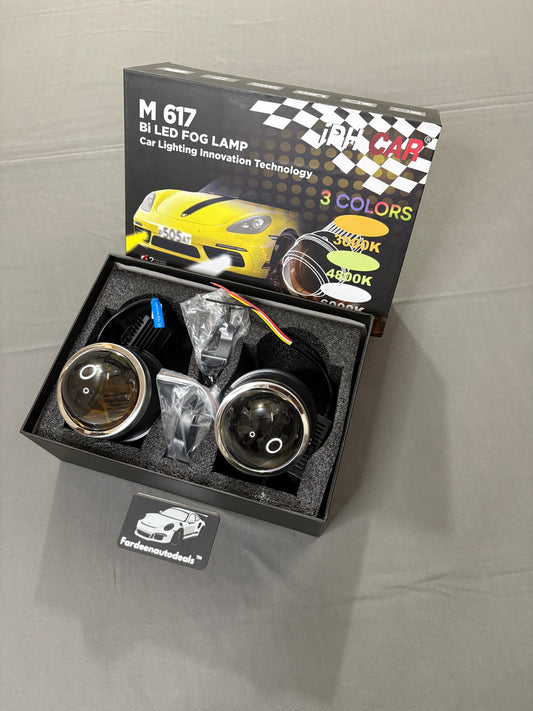3 Inch Tri-Color Bi-LED Fog Lamps – High Visibility Universal Upgrade