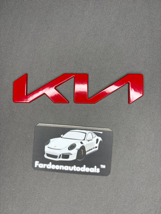 KIA K-Style Logo Emblem – Premium Metal Car Badge