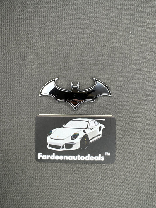 Bat Style Logo Emblem – Premium Metal Car Badge