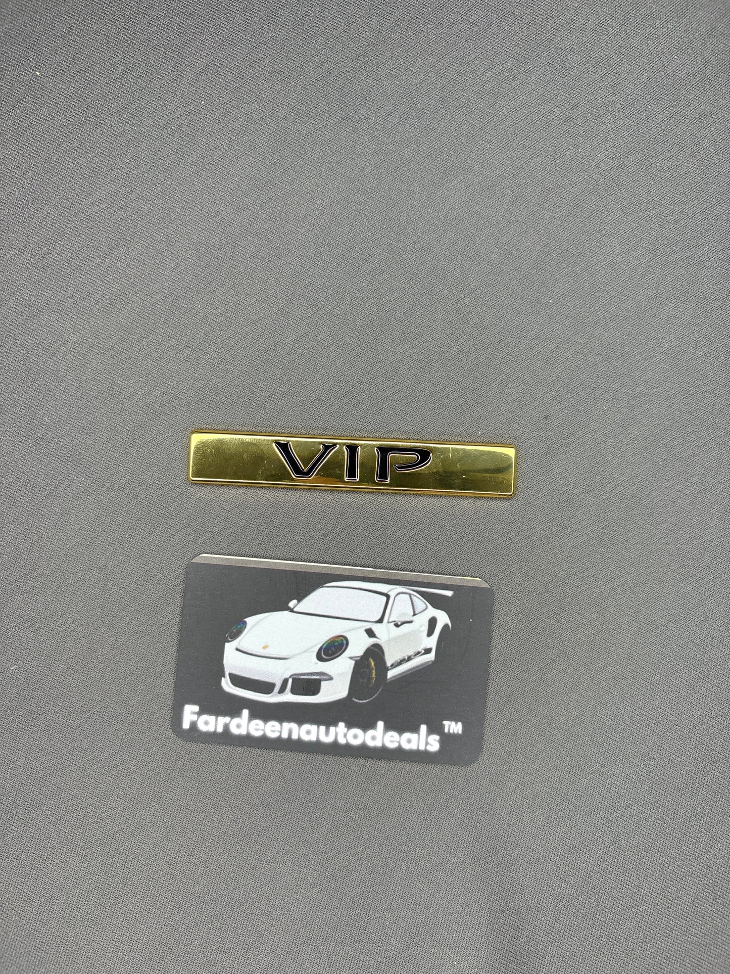 VIP Logo Emblem – Premium Metal Car Badge