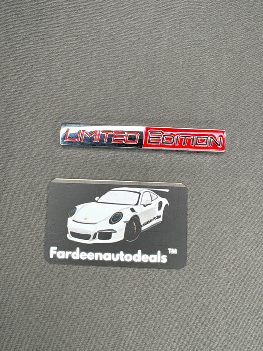 Limited Edition Logo Emblem – Premium Metal Car Badge