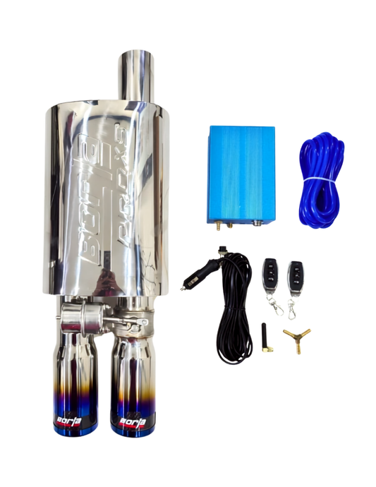Borla Dual Tip Burnt Valvetronic Exhaust | Universal Performance Exhaust