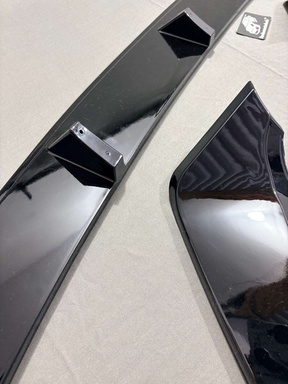 Hyundai Verna Front Splitter 3-Piece Kit | 2023+ | Gloss Black