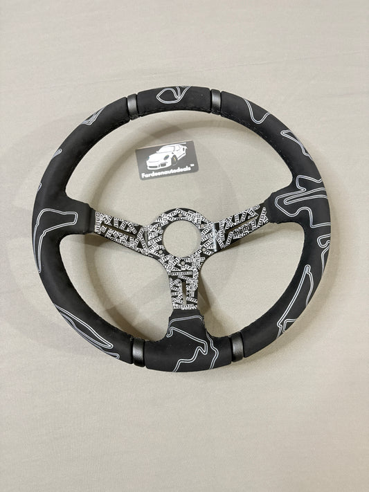 Momo 14 Inch Alcantara Universal JDM Steering Wheel