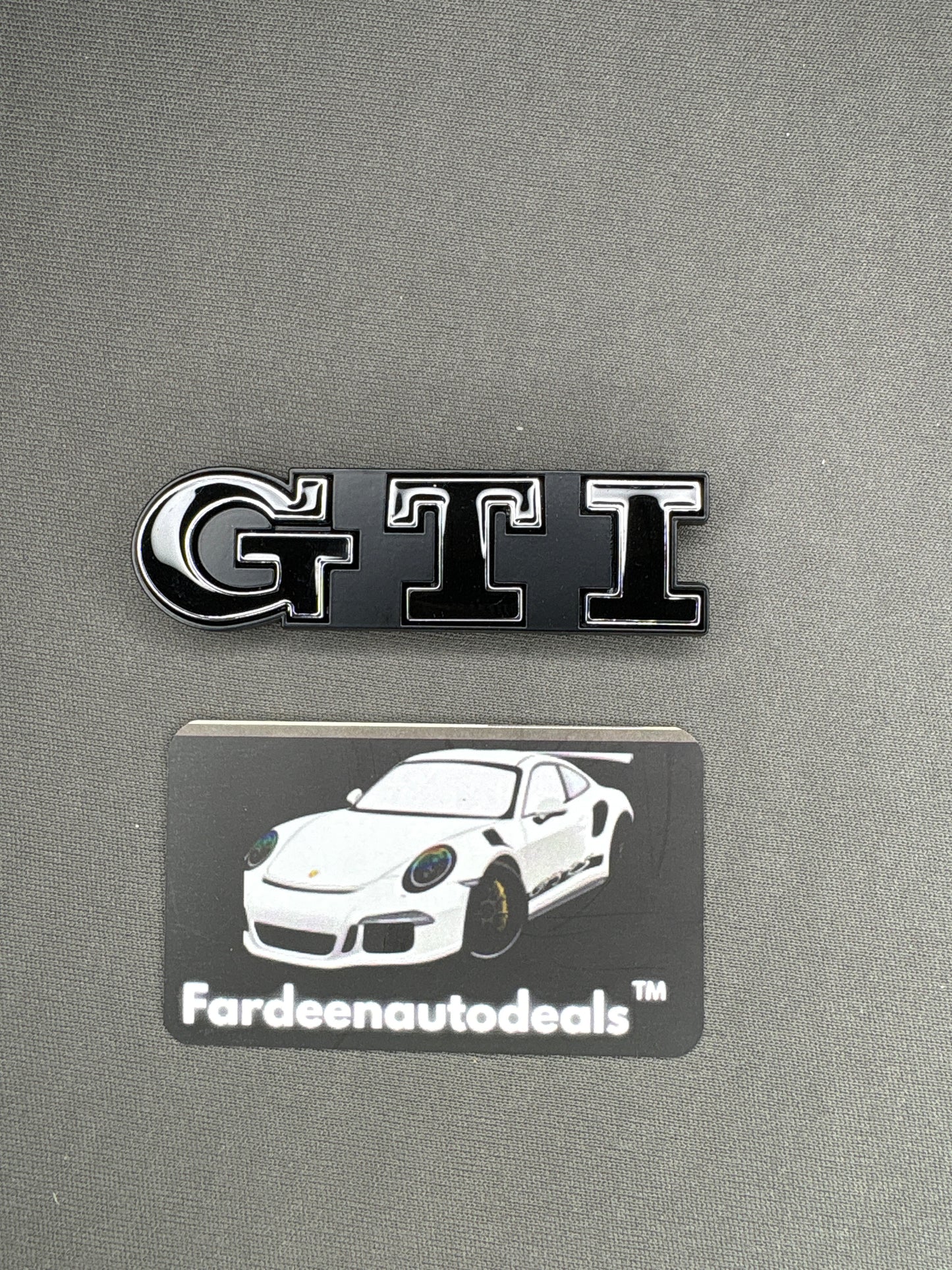 GTI Logo Emblem – Premium Metal Car Badge