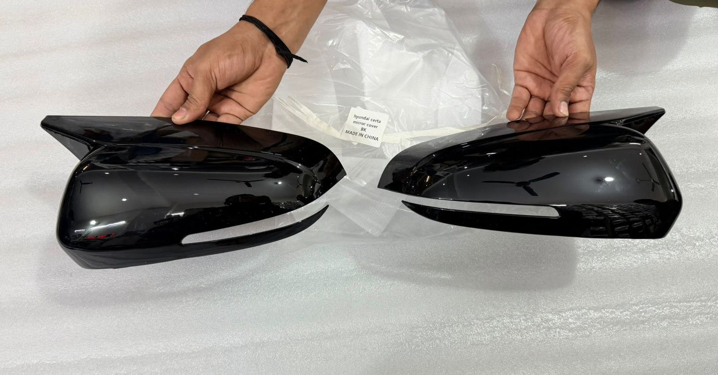 Hyundai Creta Batman-Style Mirror Covers (Fits 2020–2025)