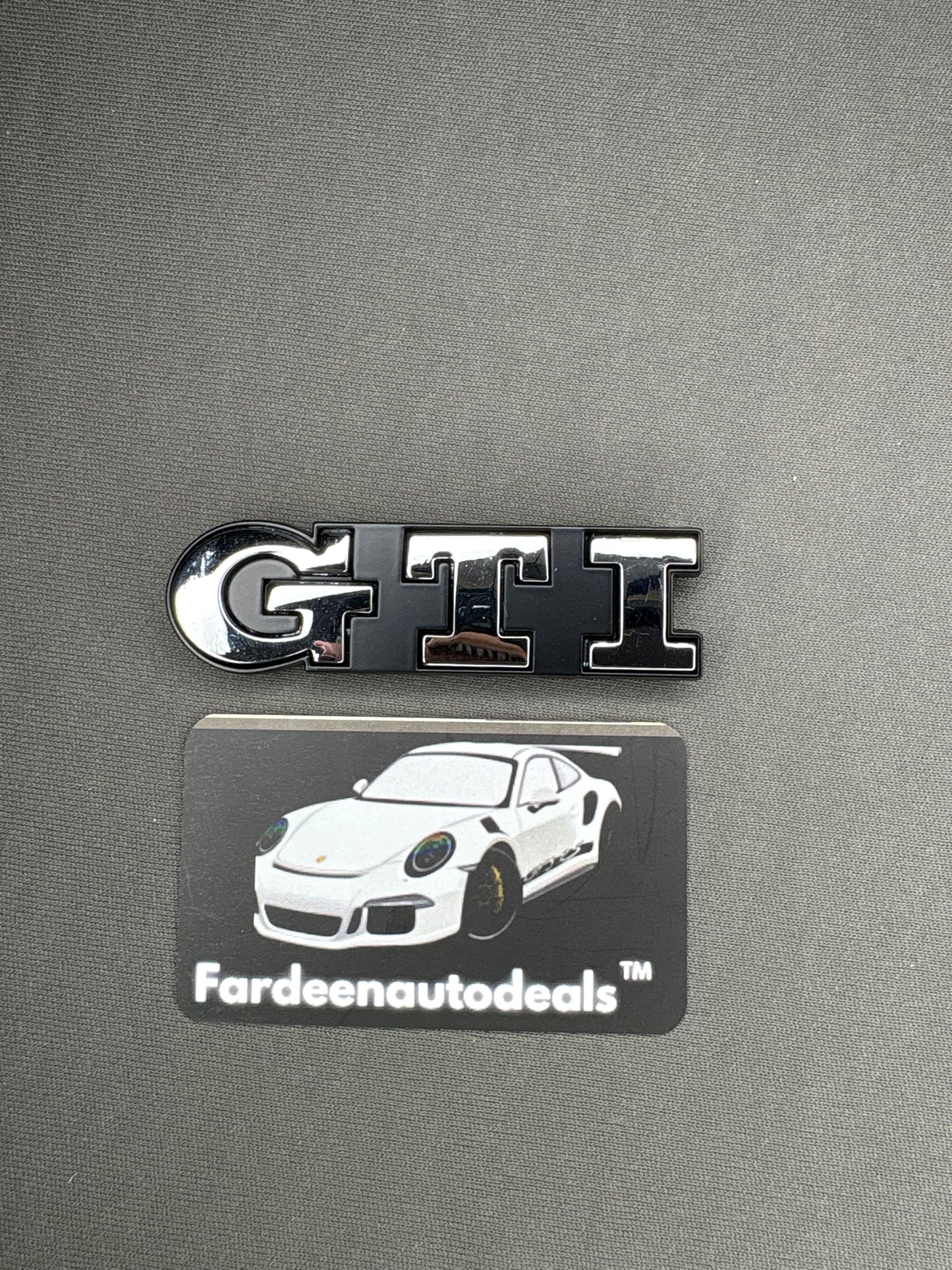 GTI Logo Emblem – Premium Metal Car Badge