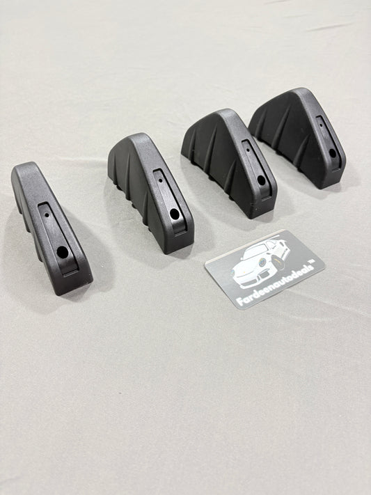 Universal 4-Piece Rear Diffuser | Gloss Black PVC | Sporty Aftermarket Upgrade