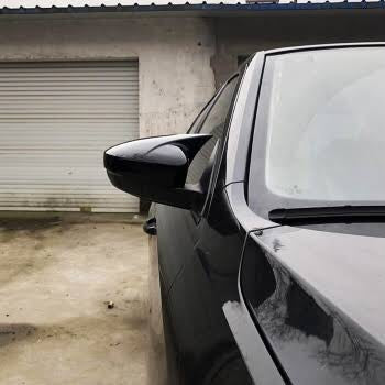 Batman-Style Mirror Covers For Polo, Vento, Ameo And Rapid (Inbuilt Indicator Mirrors Only)