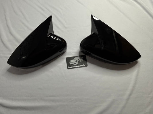 Batman-Style Mirror Covers For Polo, Vento, Ameo And Rapid (Inbuilt Indicator Mirrors Only)