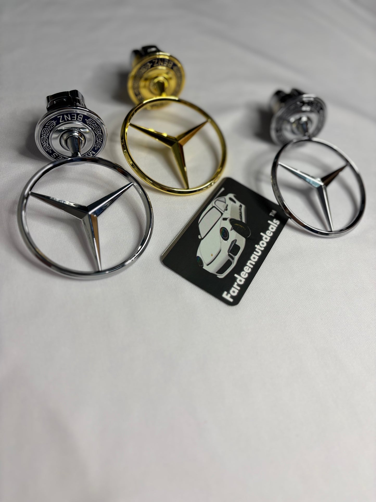 Mercedes Front Hood Emblem|Bonnet Star Logo