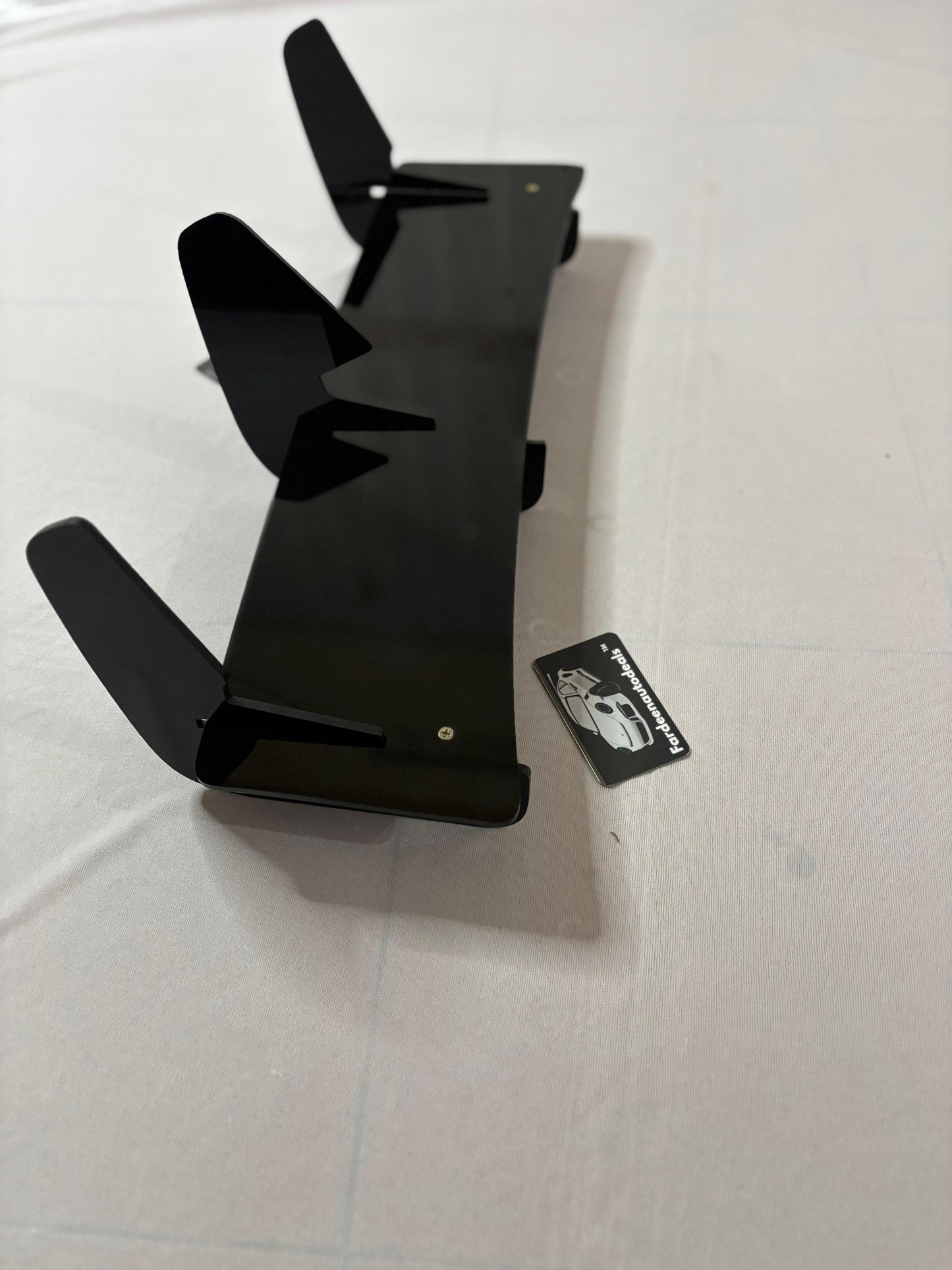 Polo 3 fin Diffuser glossy black|Imported