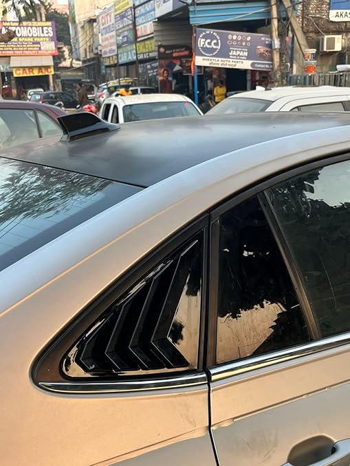 Virtus and Slavia window louvers gloss black